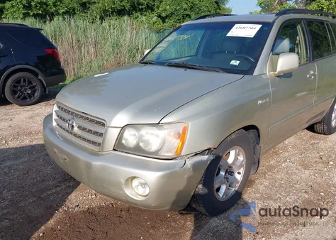 2003 Toyota Highlander Limited V6 из США, поврежденный, VIN JTEHF21A530141635